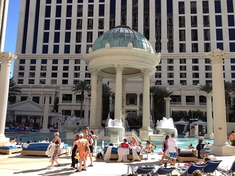Caesar's Palace pool