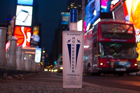 Vintage Rockefeller Vodka - Times Square Street